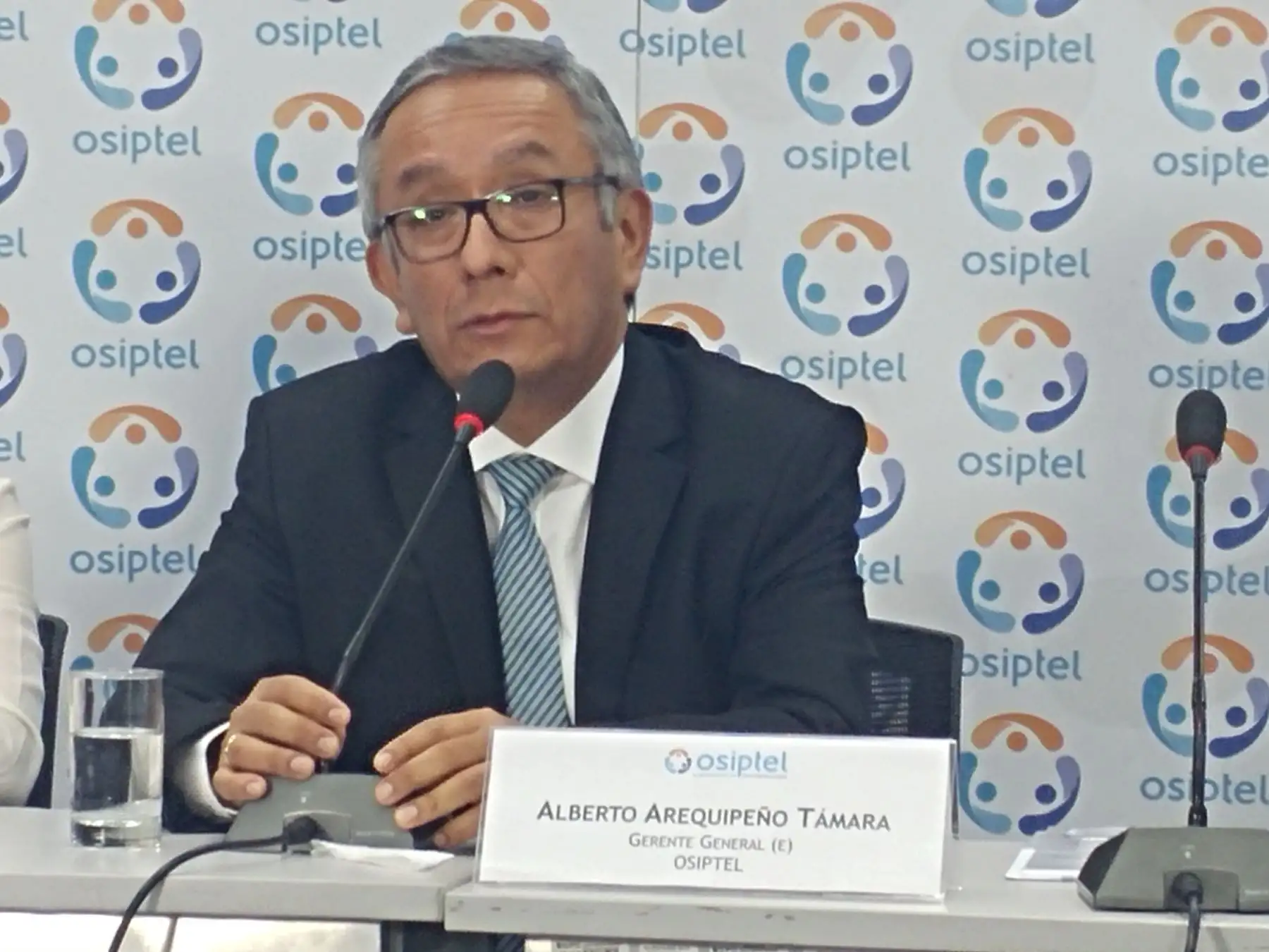 Gerente general (e) de Osiptel, Alberto Arequipeño. Foto: Andina.