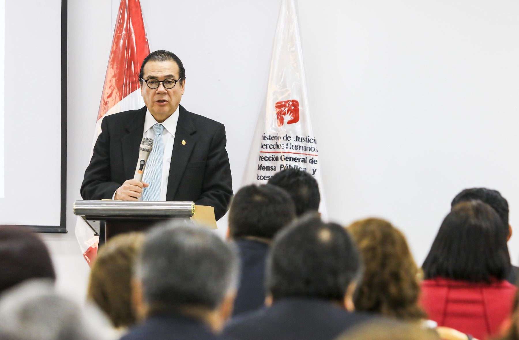 Ministro de Justicia, Enrique Mendoza. Foto: Difusión.