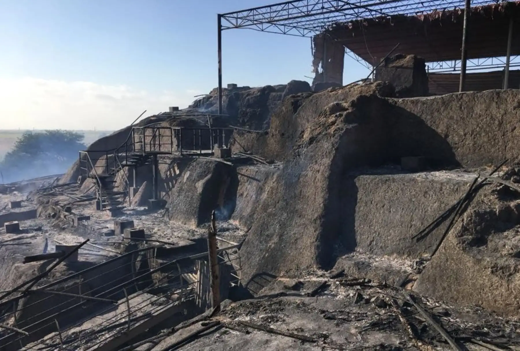 Incendio afectó centro arqueológico Ventarrón.