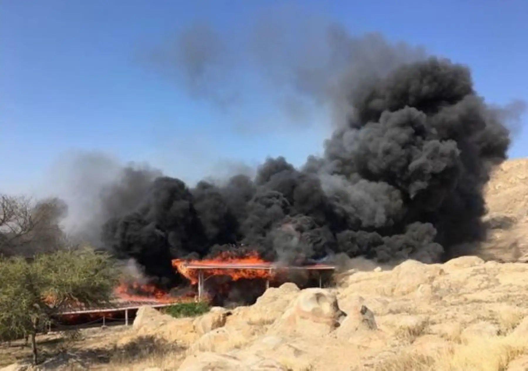 ANDINAWalter Alva lamenta incendio que afectó el complejo arqueológico Ventarrón, en Lambayeque. ANDINA
