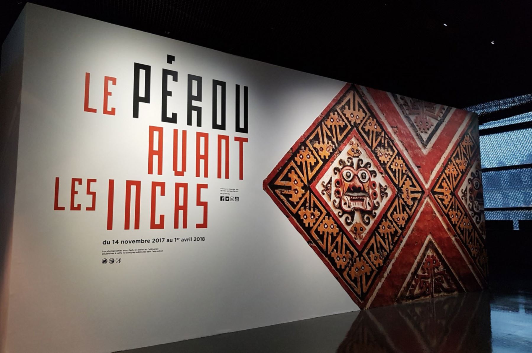 Exposición en París rinde homenaje a las culturas que antecedieron a los Incas