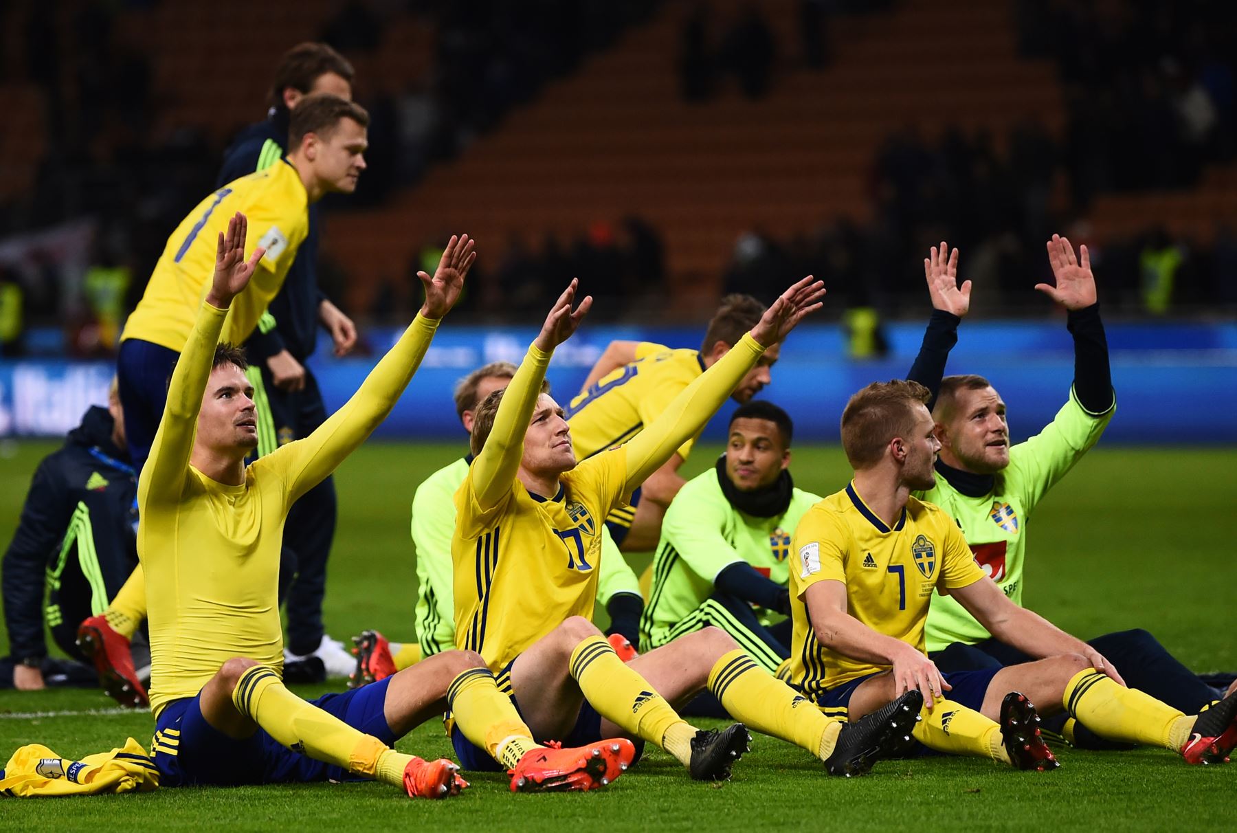 Suecia se clasificó para el Mundial de Rusia 2018. Foto: AFP