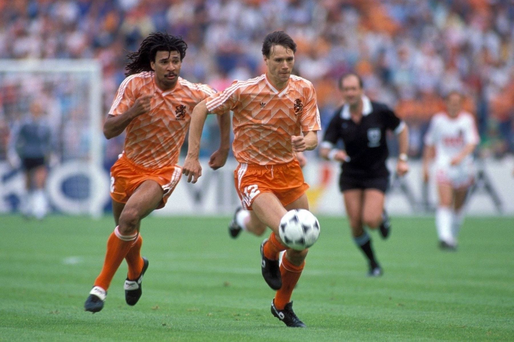 Marco van Basten y Ruud Gullit, los grandes ausentes en el Mundial de México 1986.