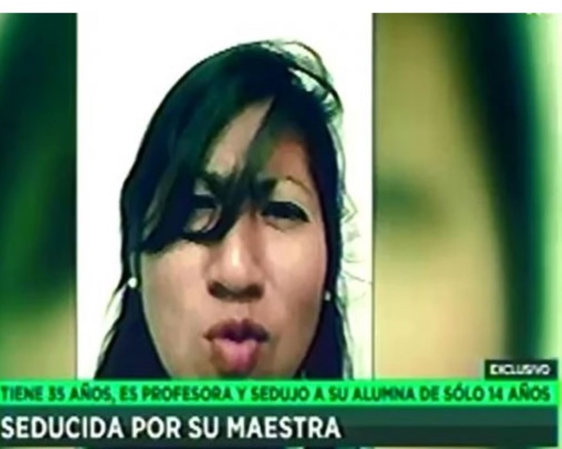 Profesora Jessica Karina Sierra Salas, acusada de acoso sexual a alumna menor de edad. Foto: Captura TV