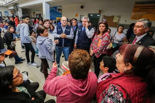 D’Alessio dispuso la instalación de dos hospitales de campaña. Foto: Minsa