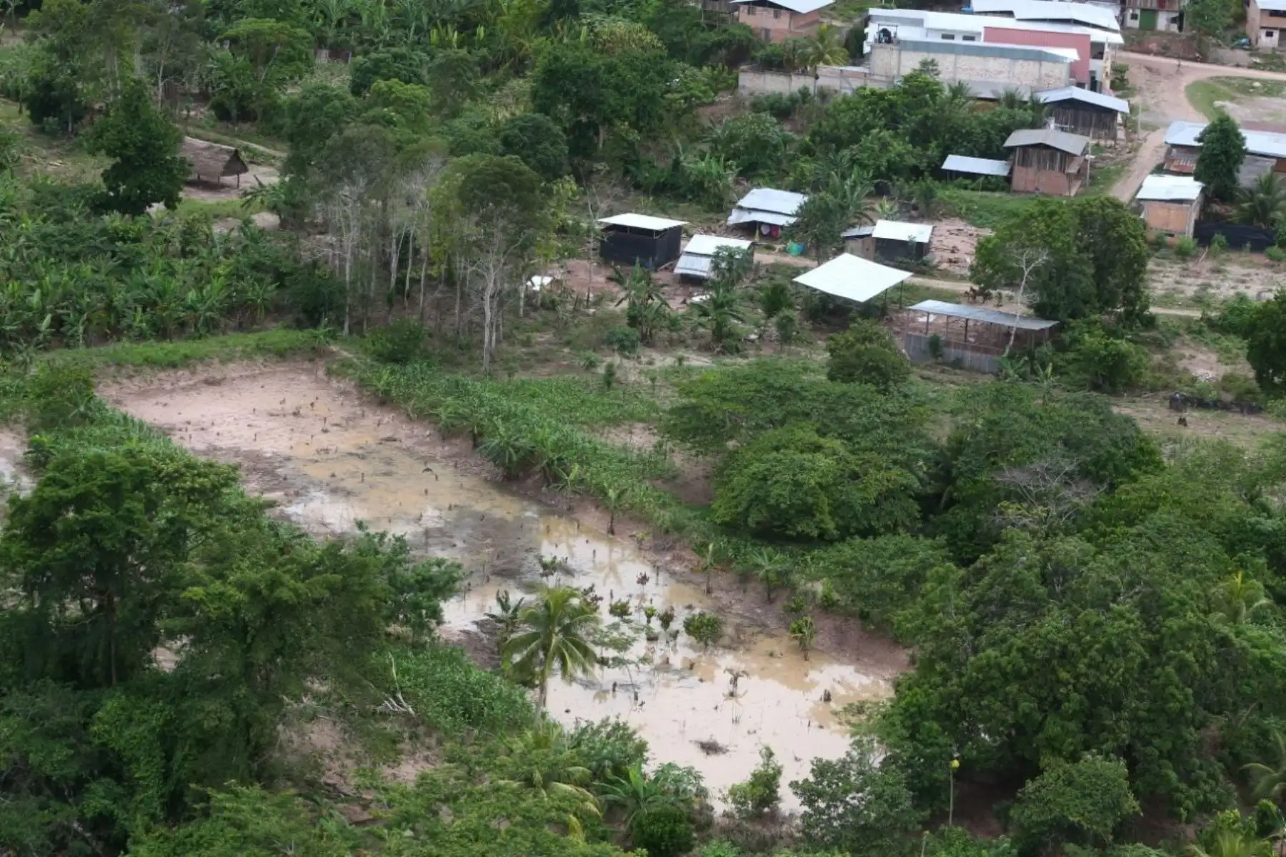 Gobierno entrega ayuda humanitaria a damnificados por inundaciones en San Martín. ANDINA/Difusión