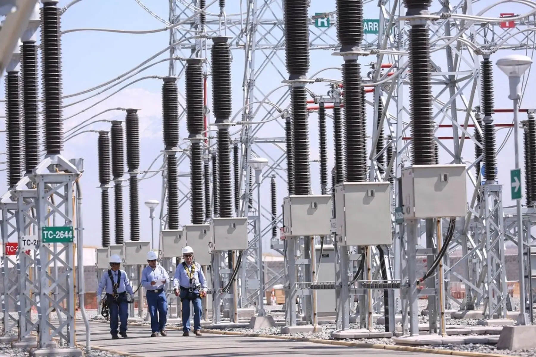 Sector eléctrico. ANDINA/Difusión