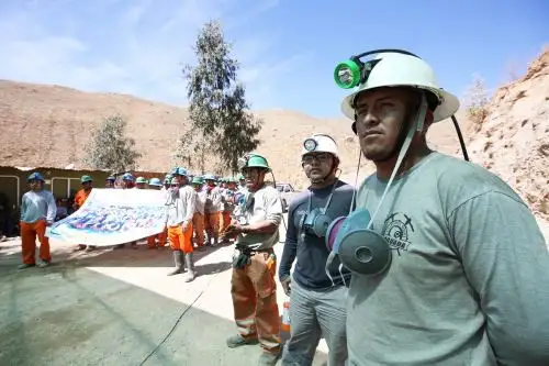 La Dirección Regional de Energía y Minas de Áncash realizó un taller de capacitación denominado “Formalización y proceso metalúrgico de las plantas concentradoras de minerales de pequeños productores mineros y pequeños mineros artesanales de Áncash”. ANDINA/Difusión