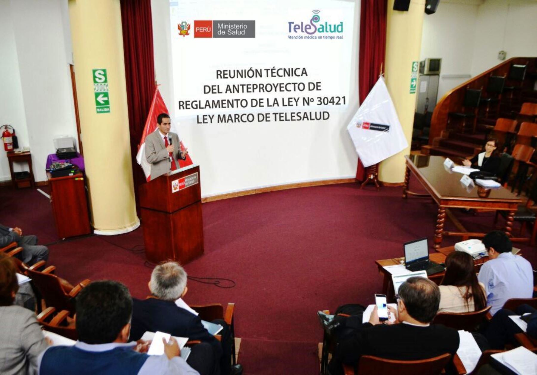 Minsa revisa anteproyecto de reglamento de Ley Marco de Telesalud. Foto: ANDINA/Difusión.