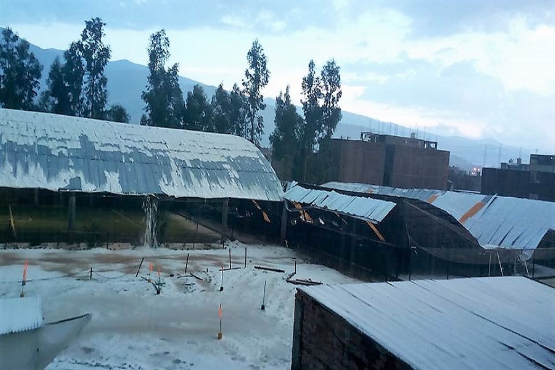 Senamhi pronosticó nevadas en las localidades por encima de los 4,000 metros en la sierra centro. ANDINA/Pedro Tinoco