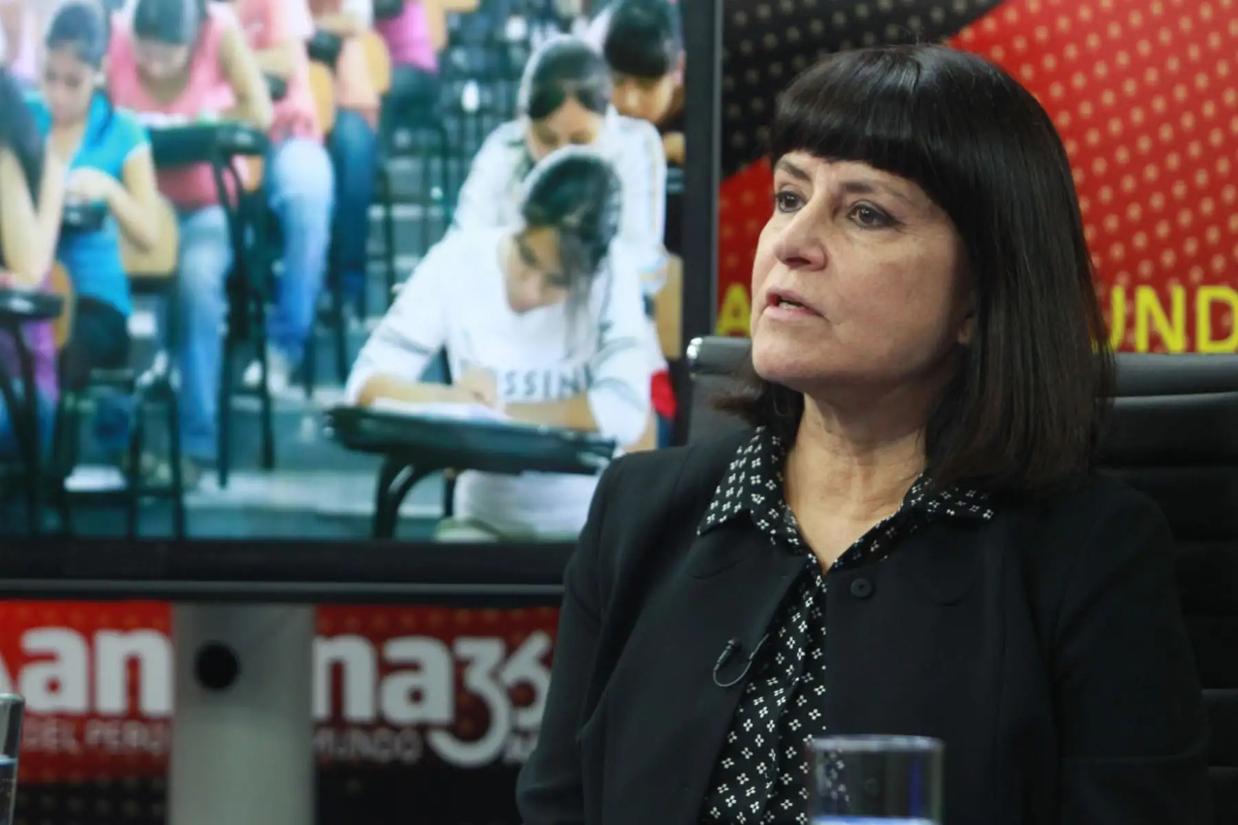 Presidenta del comité estratégico de educación de IPAE, Mariana Rodríguez. ANDINA/Héctor Vinces