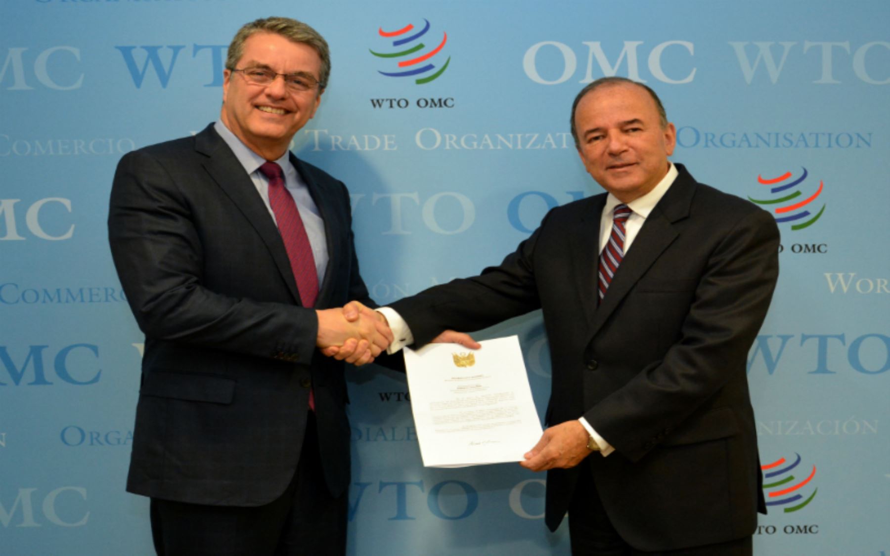 Peruvian Ambassador presents credentials to WTO Director-General