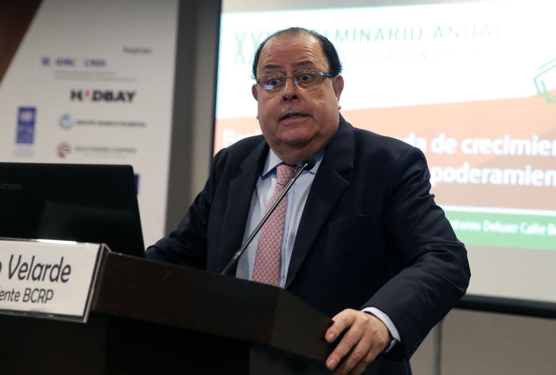 Presidente del BCR, Julio Velarde. ANDINA/Vidal Tarqui
