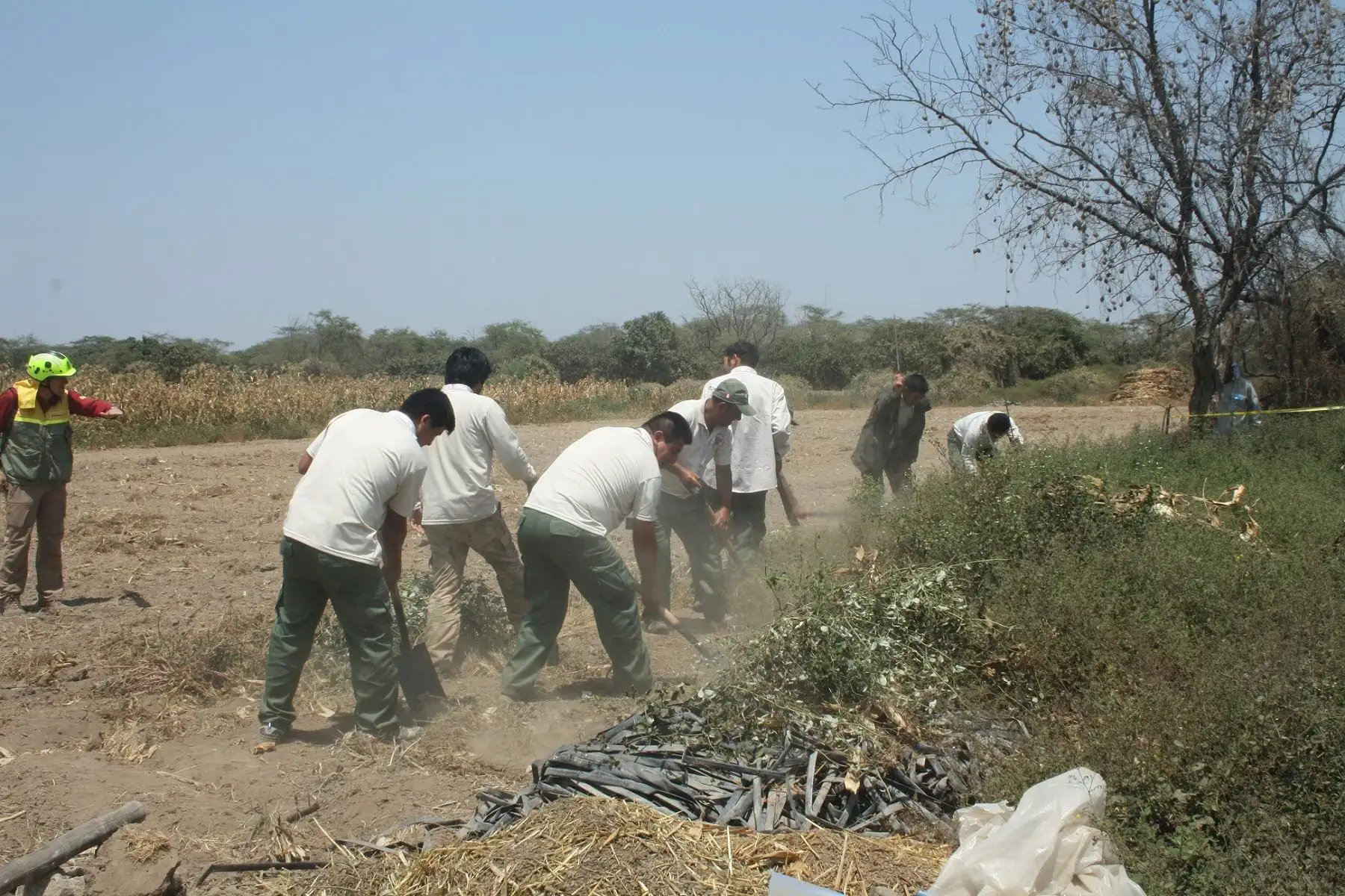 Expertos españoles capacitan a guardaparques para enfrentar incendios forestales. ANDINA/Difusión