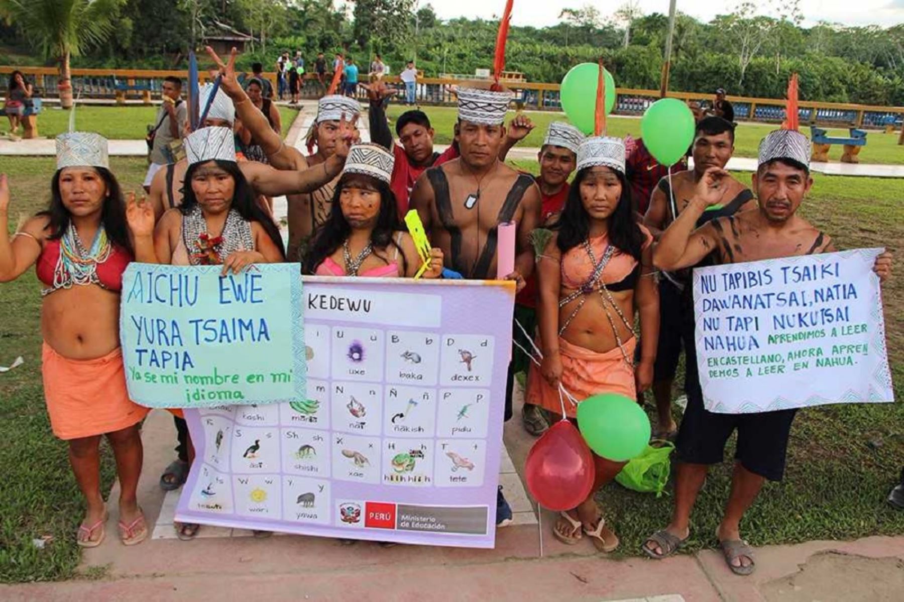 Pueblo amazónico nahua aprueba alfabeto, destaca Ministerio de Educación. ANDINA/Difusión