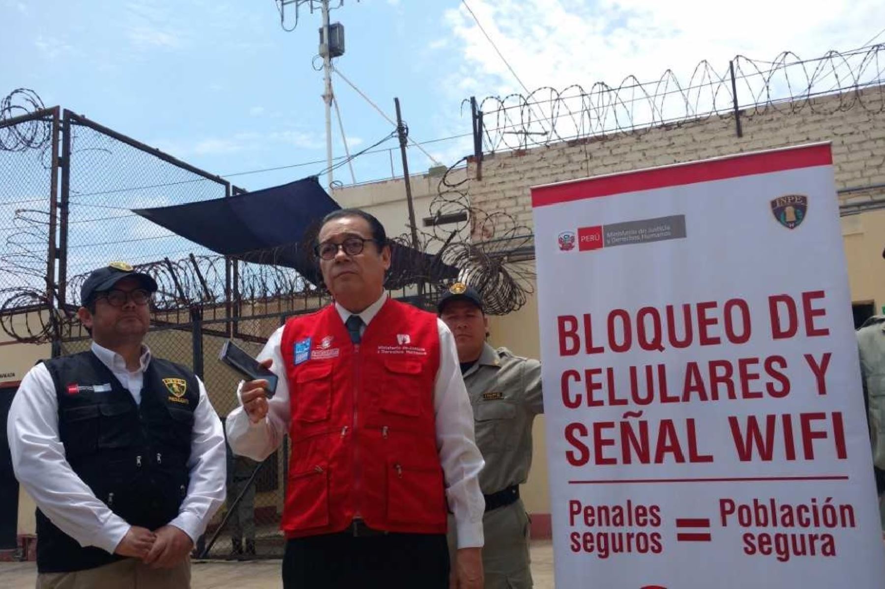 Inpe implementa bloqueo de señal telefónica en el penal de Huacho. ANDINA/Difusión