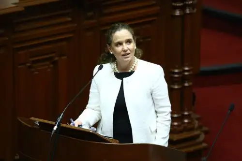 Ministra Claudia Cooper.Foto:  ANDINA/Dante Zegarra.