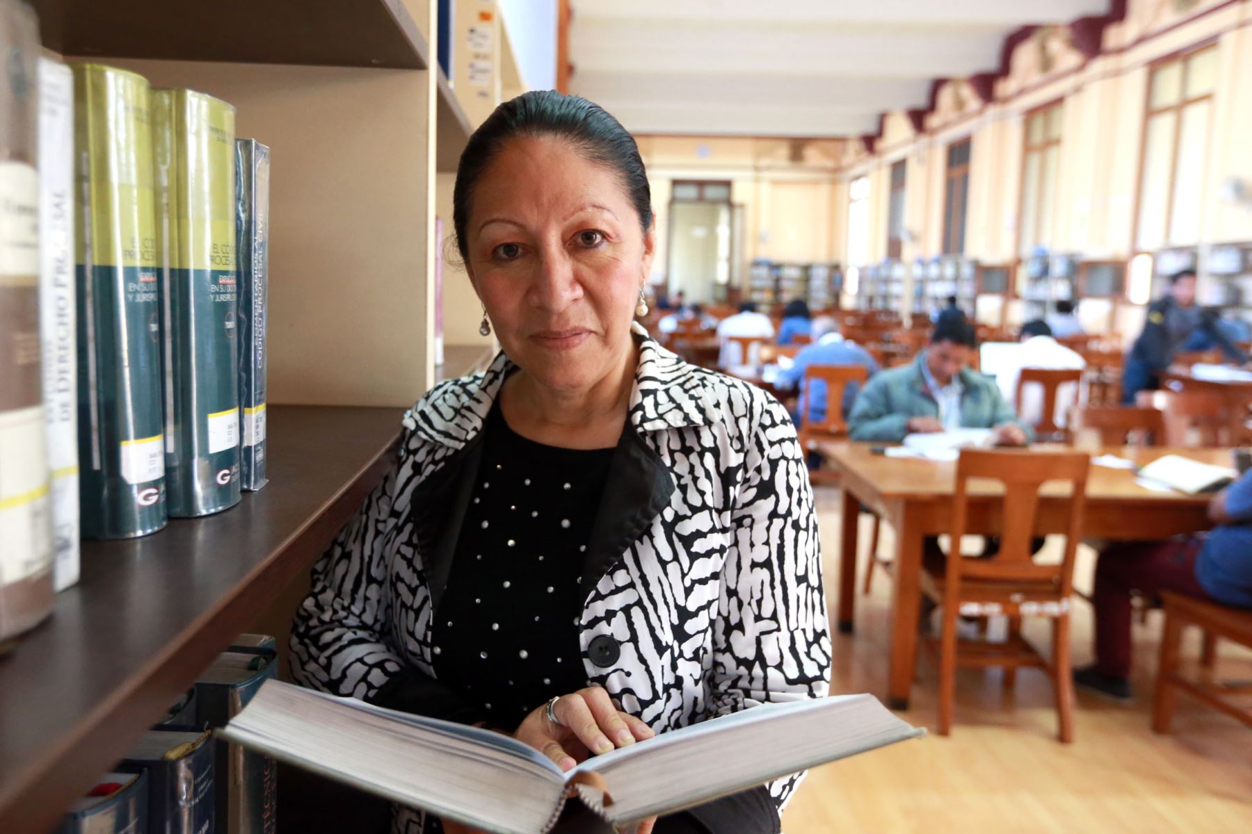Carmen Camacho es directora técnica del Sistema Nacional de Bibliotecas de la BNP.
