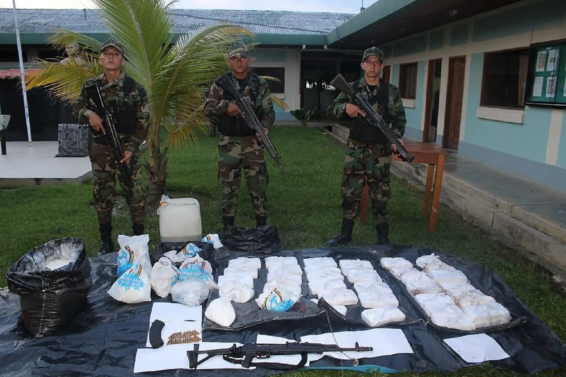 Incautación se produjo en el centro poblado de San Pedro, ubicado en el distrito ayacuchano de Santa Rosa.