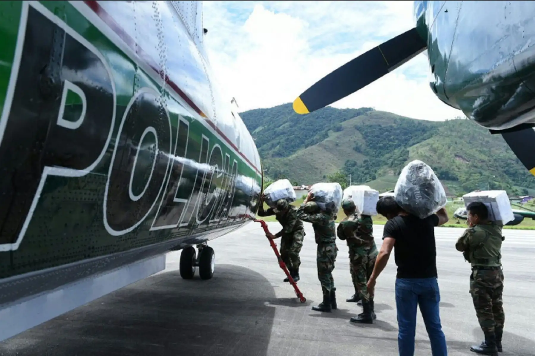 Incautación se produjo en el centro poblado de San Pedro, ubicado en el distrito ayacuchano de Santa Rosa.