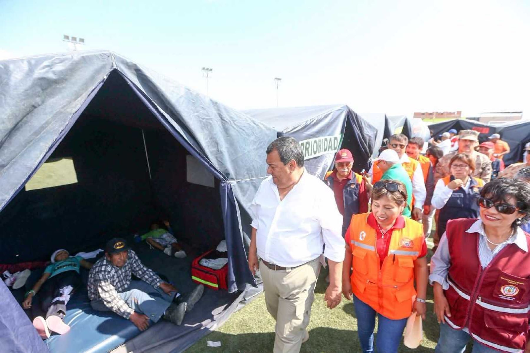 Ministro de Defensa, Jorge Nieto, supervisó simulacro multisectorial de sismo y tsunami en Arequipa