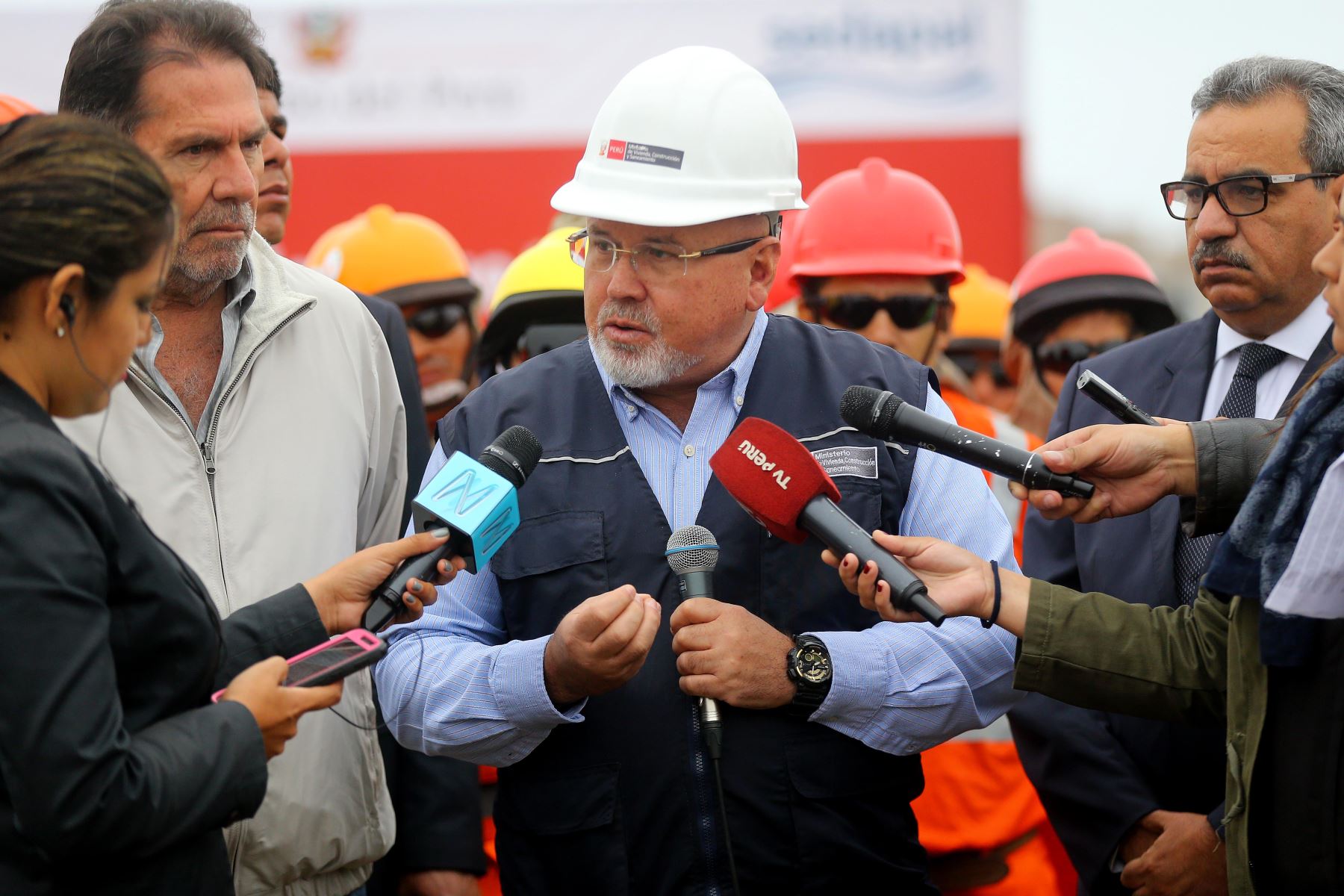 Ministro de Vivienda, Construcción y Saneamiento, Carlos Bruce. ANDINA/Luis Iparraguirre