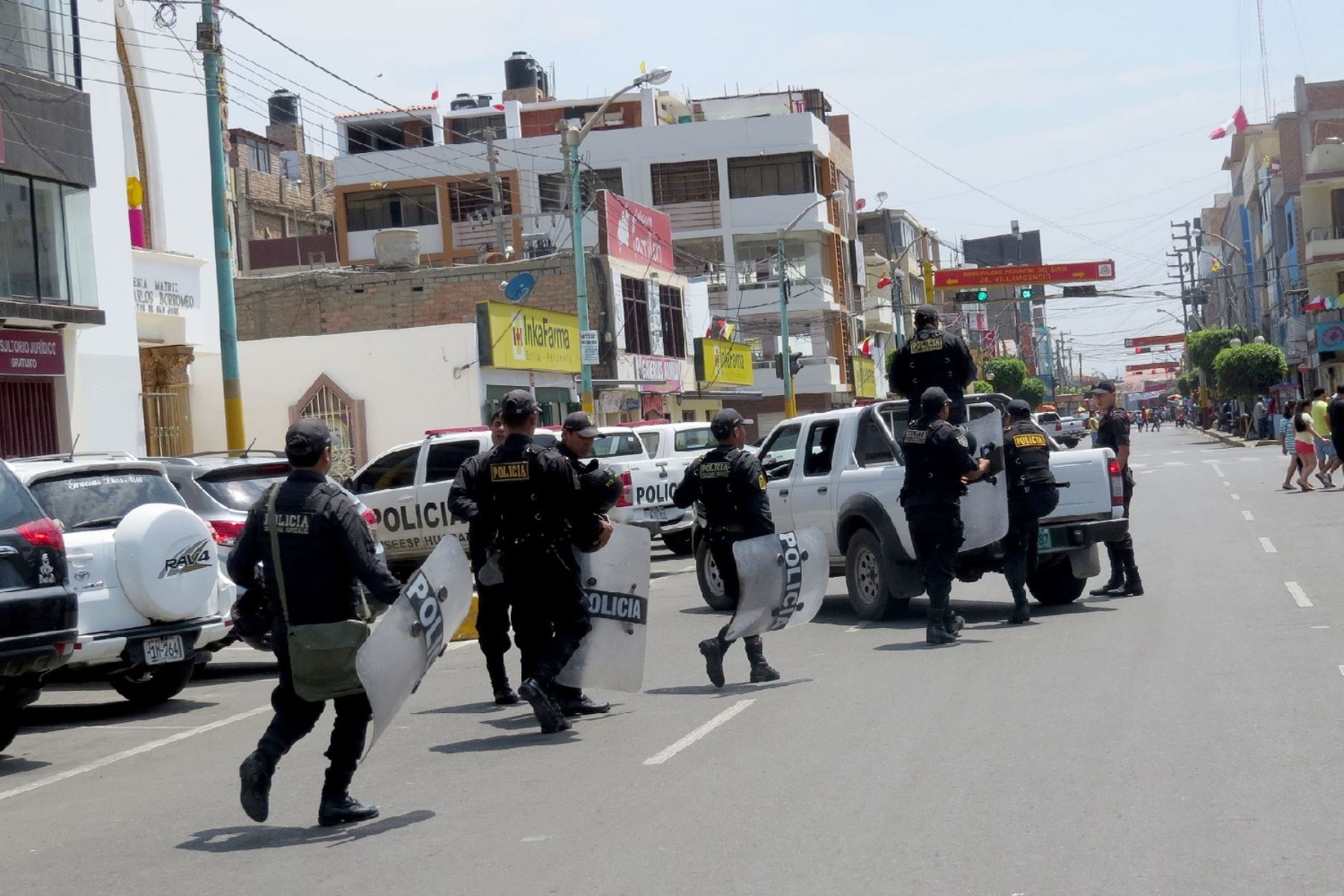 Policía de Áncash refuerza acciones de inteligencia en carreteras por visita del Papa Francisco. Foto: ANDINA.