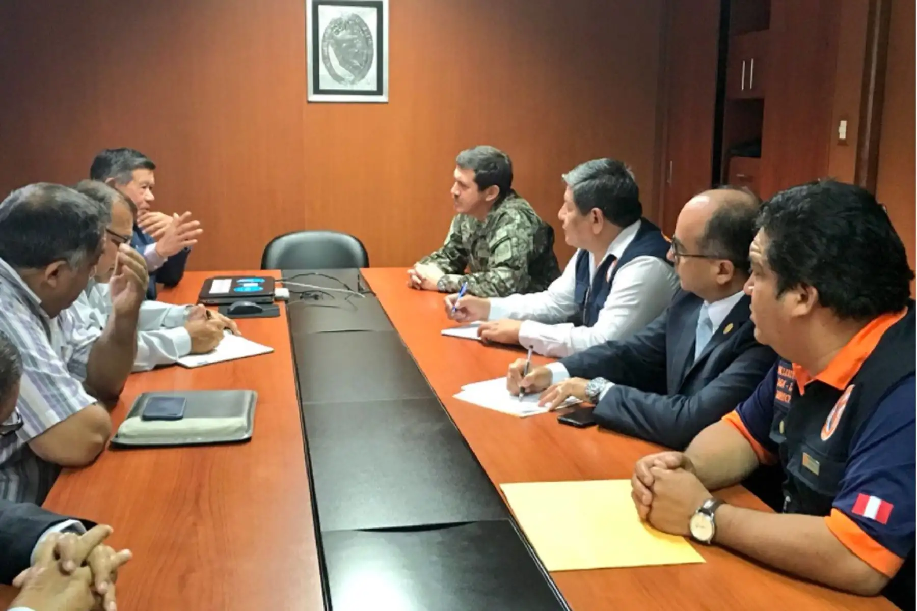 Indeci y región Lima coordinan acciones respuesta ante peligro por lluvias intensas