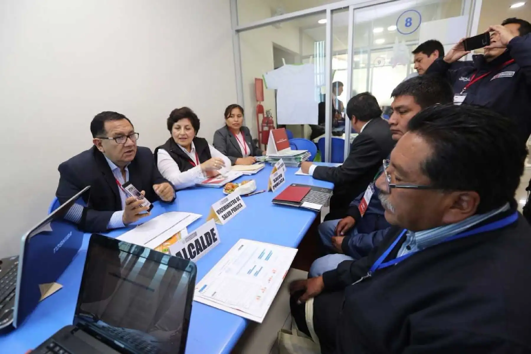 viceministro de Salud Pública, Juan Arroyo,, exhortó a los alcaldes a ser partícipes de las estrategias sanitarias para fortalecer la lucha frontal contra la anemia y desnutrición crónica infantil