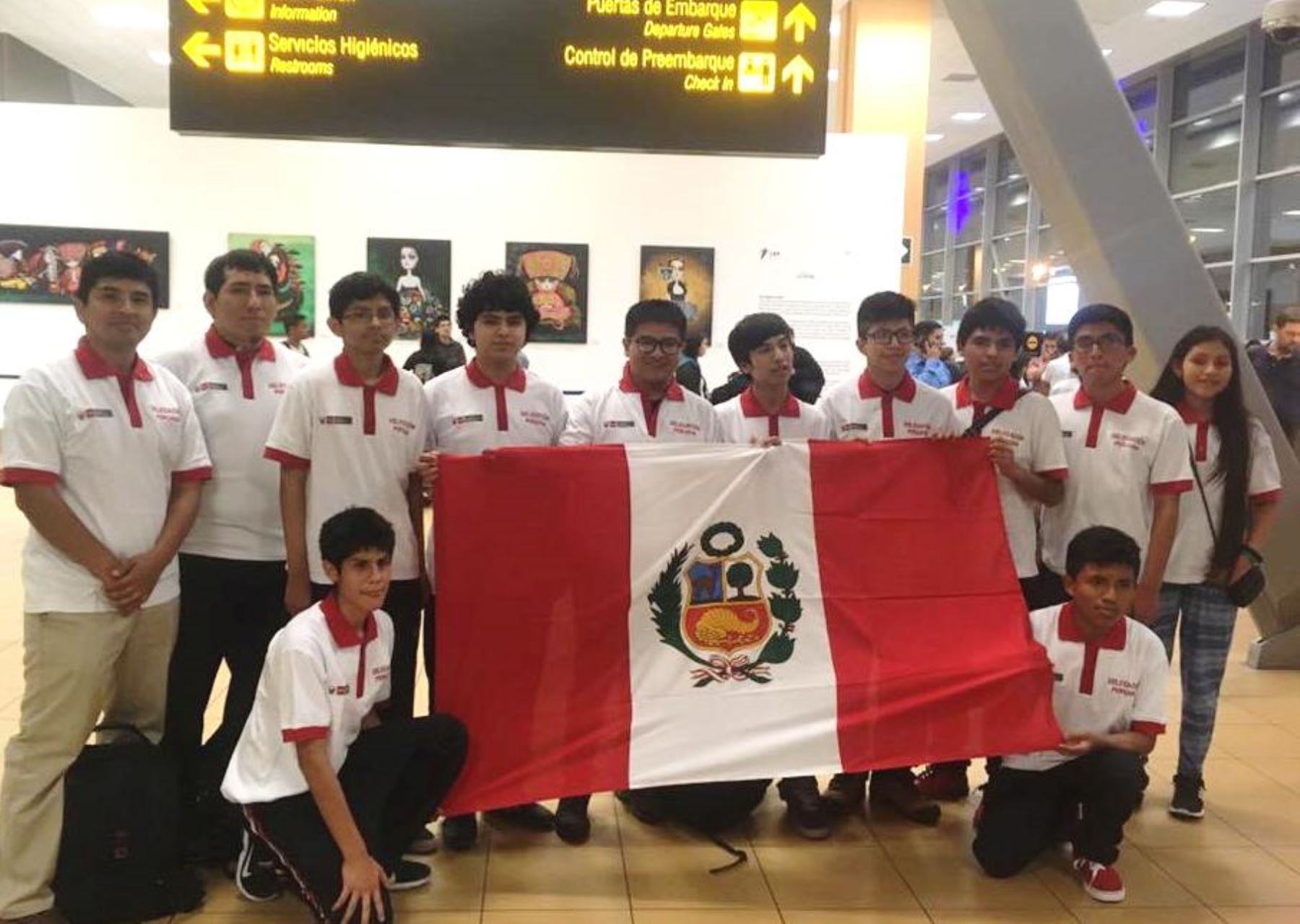 Escolares peruanos se coronan campeones internacionales de matemática. Foto: ANDINA/Difusión.