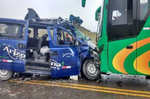 Accidente se produjo a altura del poblado de Yanamate,
