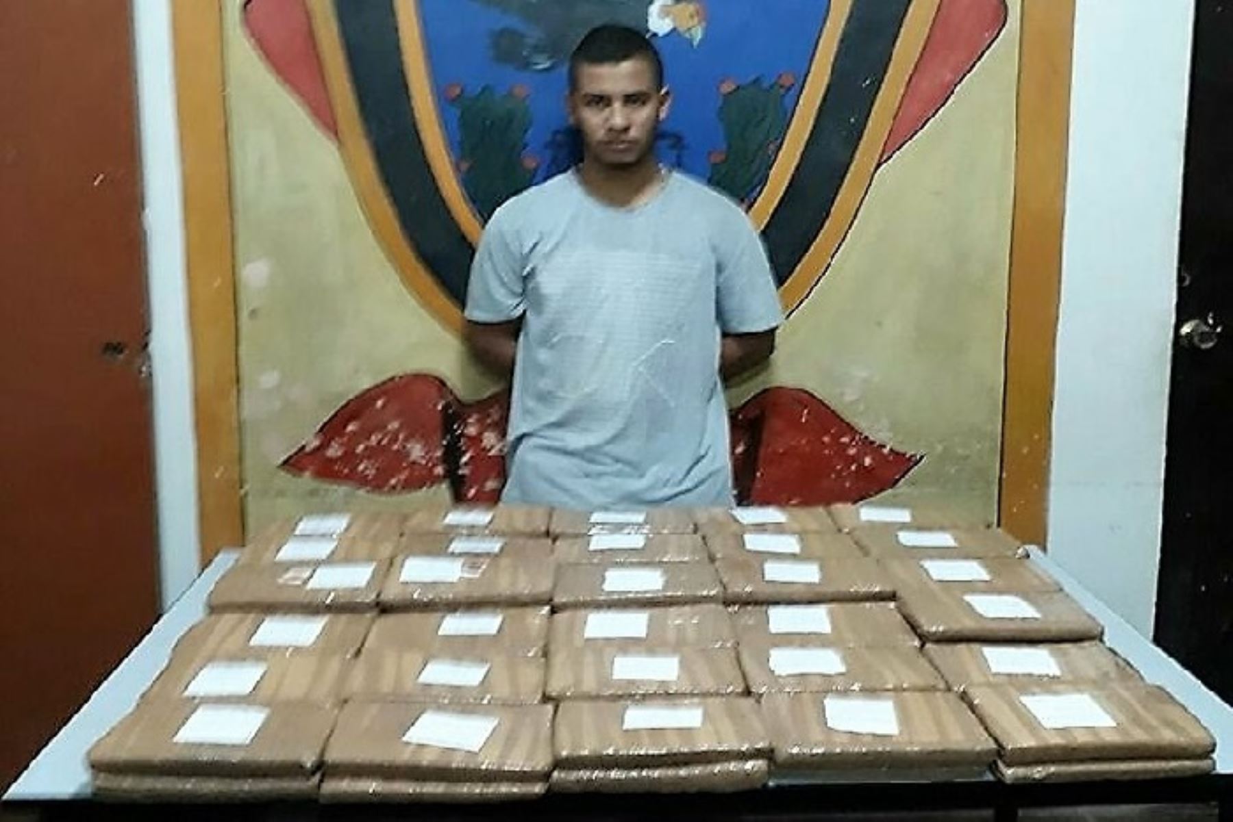 Policía captura a colombiano con más de 40 kilos de marihuana en Tumbes. ANDINA