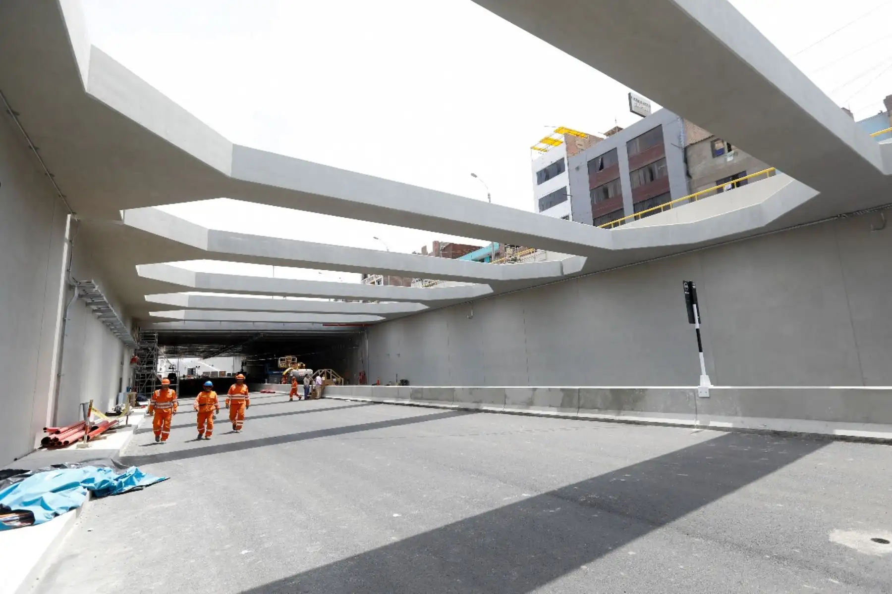Línea Amarilla ya se encuentra en su etapa final de construcción. Foto: Difusión