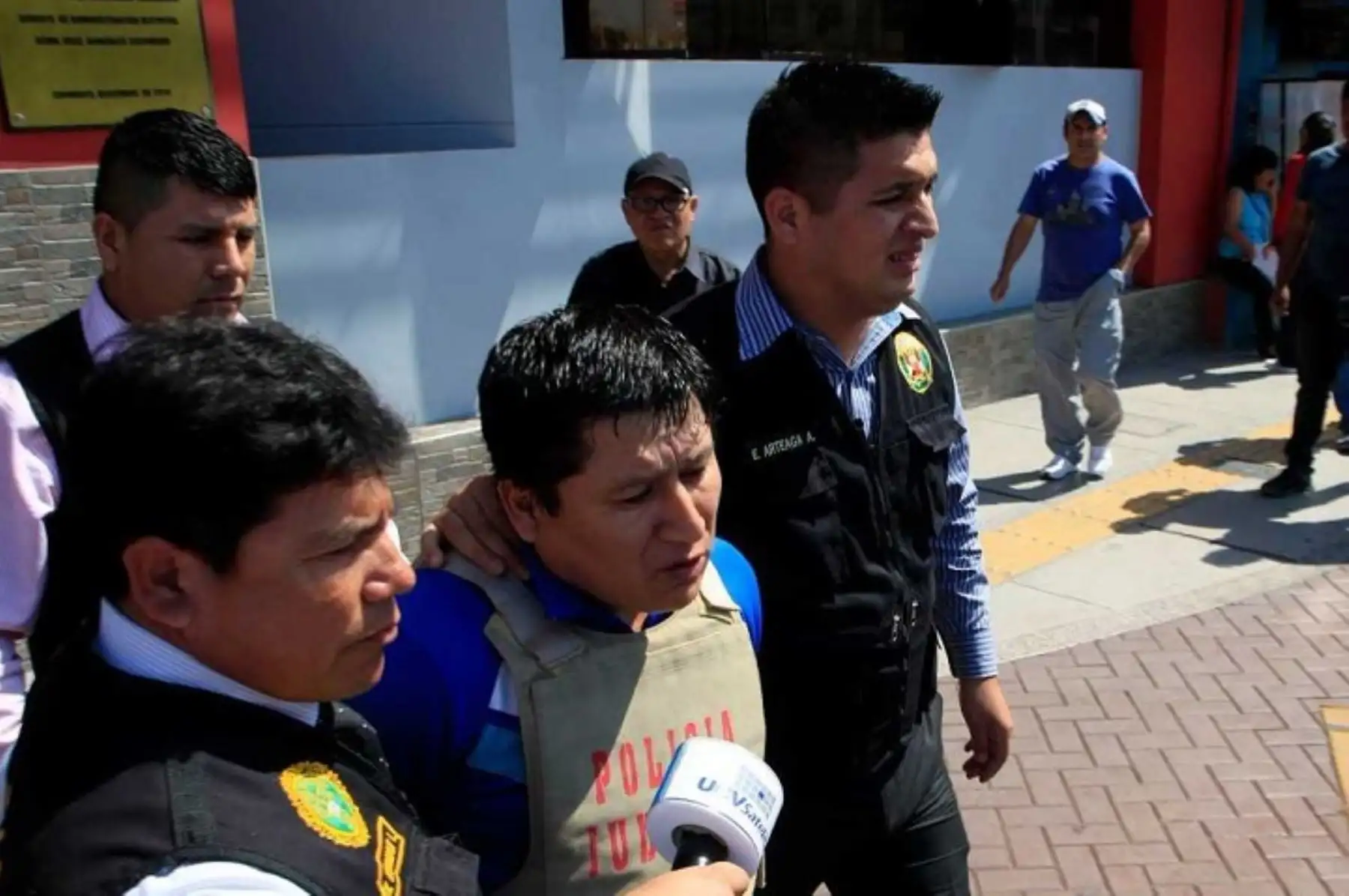 El ex alcalde de la provincia ancashina de Casma, Rommel Meza Cerna, hace frente a otro pedido de 35 años de cárcel, esta vez por su presunta vinculación en el crimen de la abogada casmeña Milagros Aponte Roque. ANDINA/Difusión