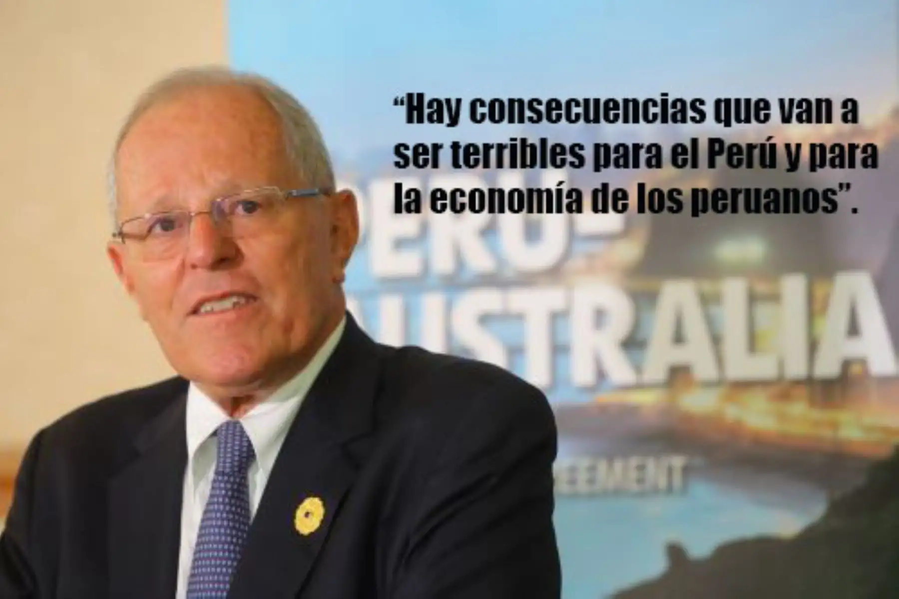 Presidente Pedro Pablo Kuczynski.
