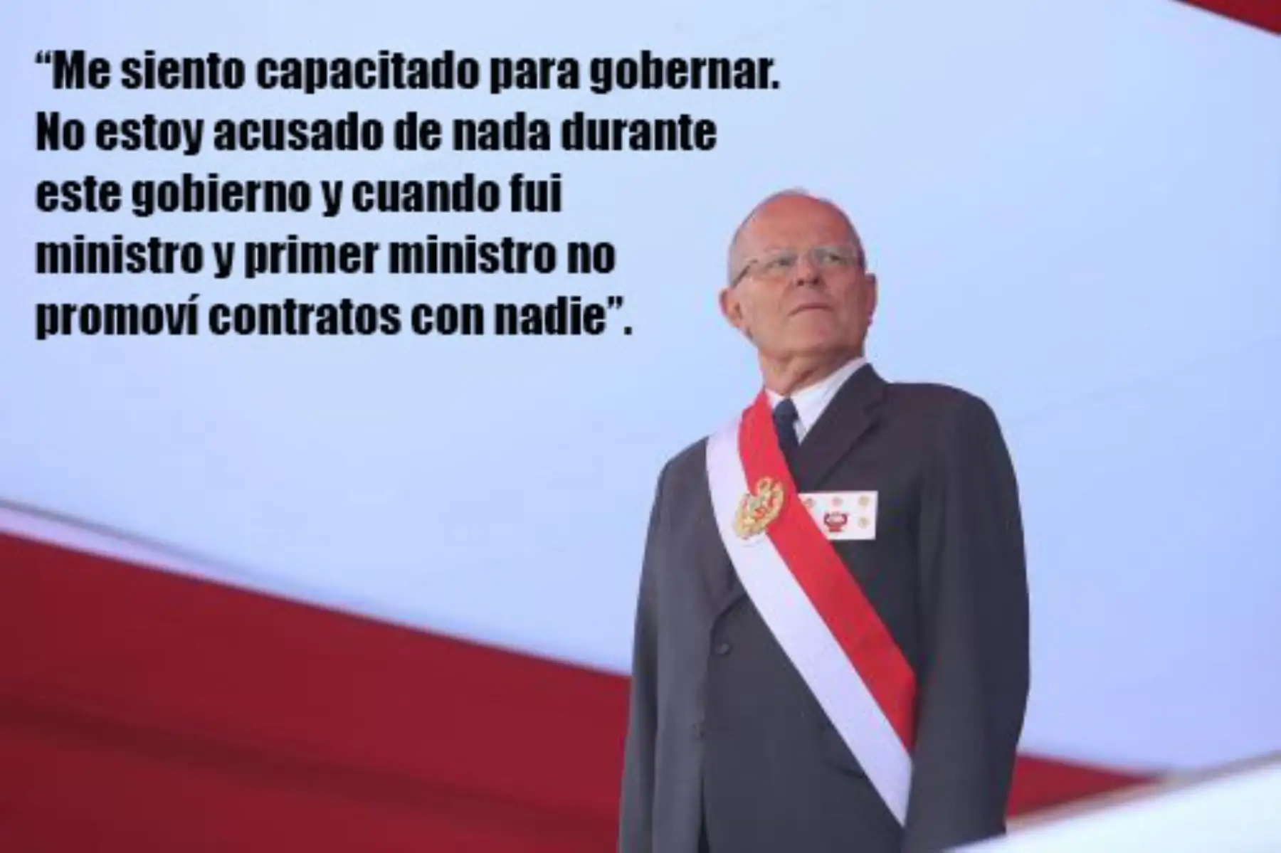 Presidente Pedro Pablo Kuczynski.