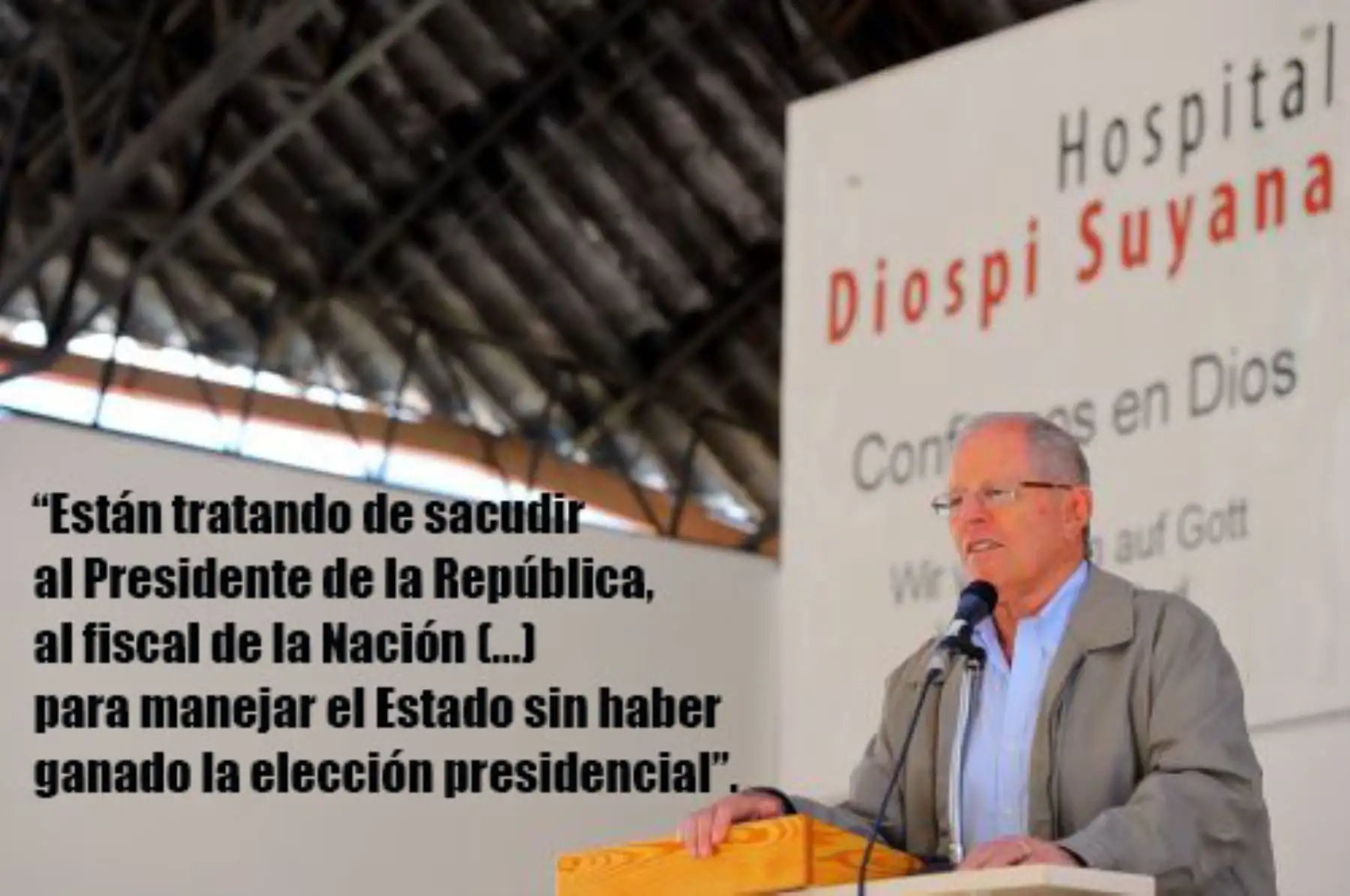 Presidente Pedro Pablo Kuczynski.