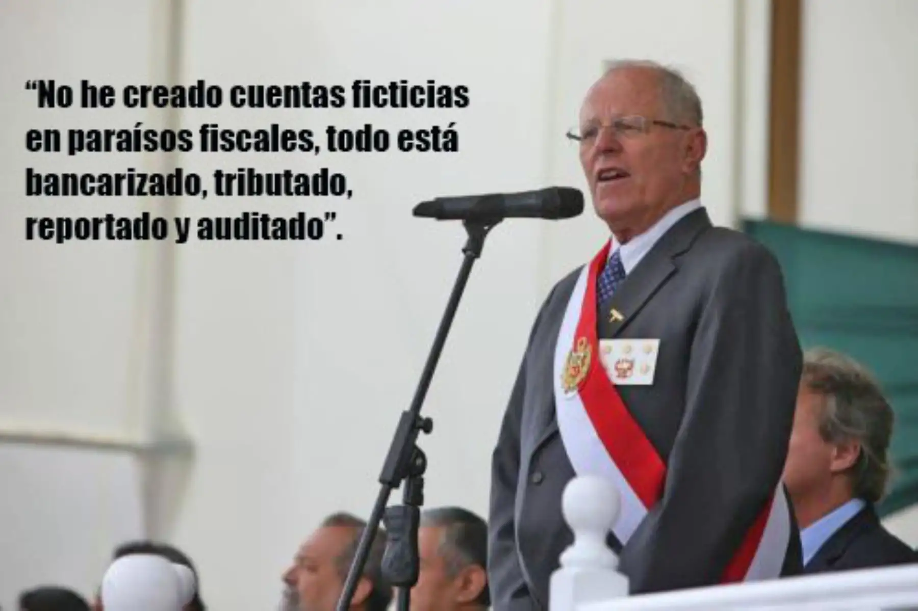Presidente Pedro Pablo Kuczynski.