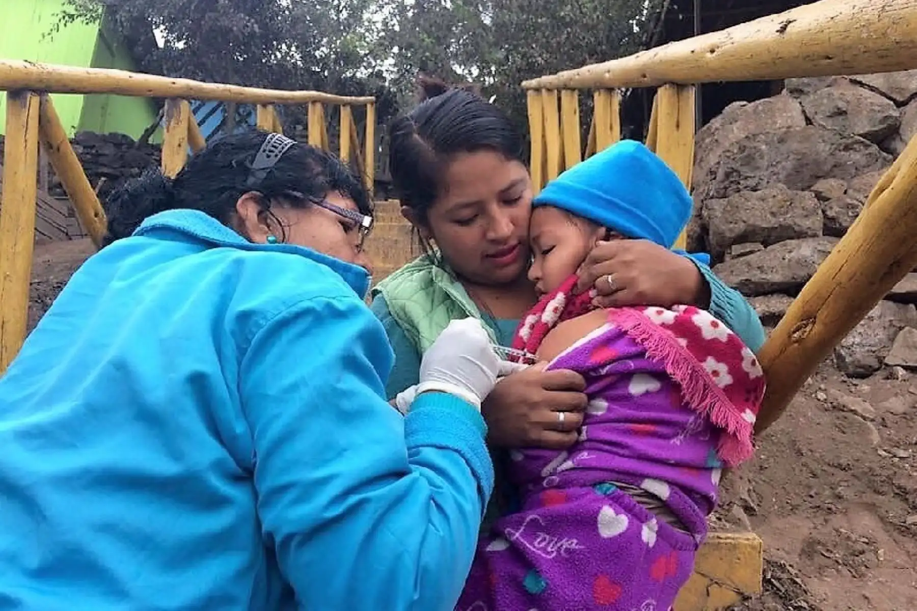 Más de 80,000 niños de La Libertad ya fueron vacunados contra la neumonía este año. ANDINA/Difusión