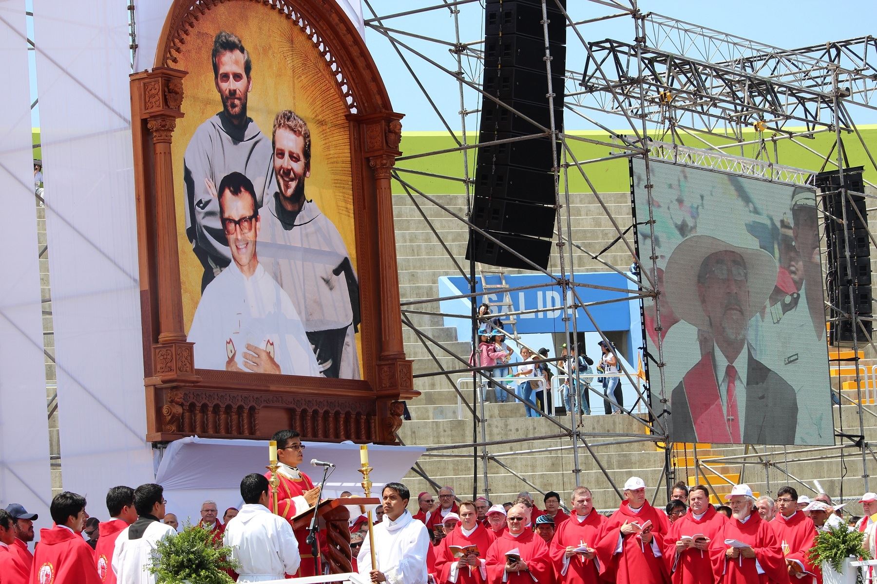 Reliquias de santos mártires de Pariacoto, en Áncash, estarán en el altar en la misa que celebrará el Papa Francisco en Trujillo. ANDINA