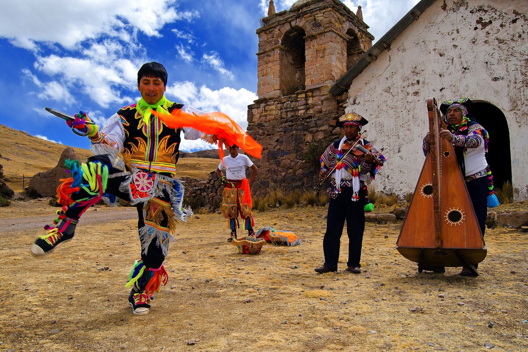 Con danza de las tijeras Huancavelica celebra la Navidad. ANDINA/archivo