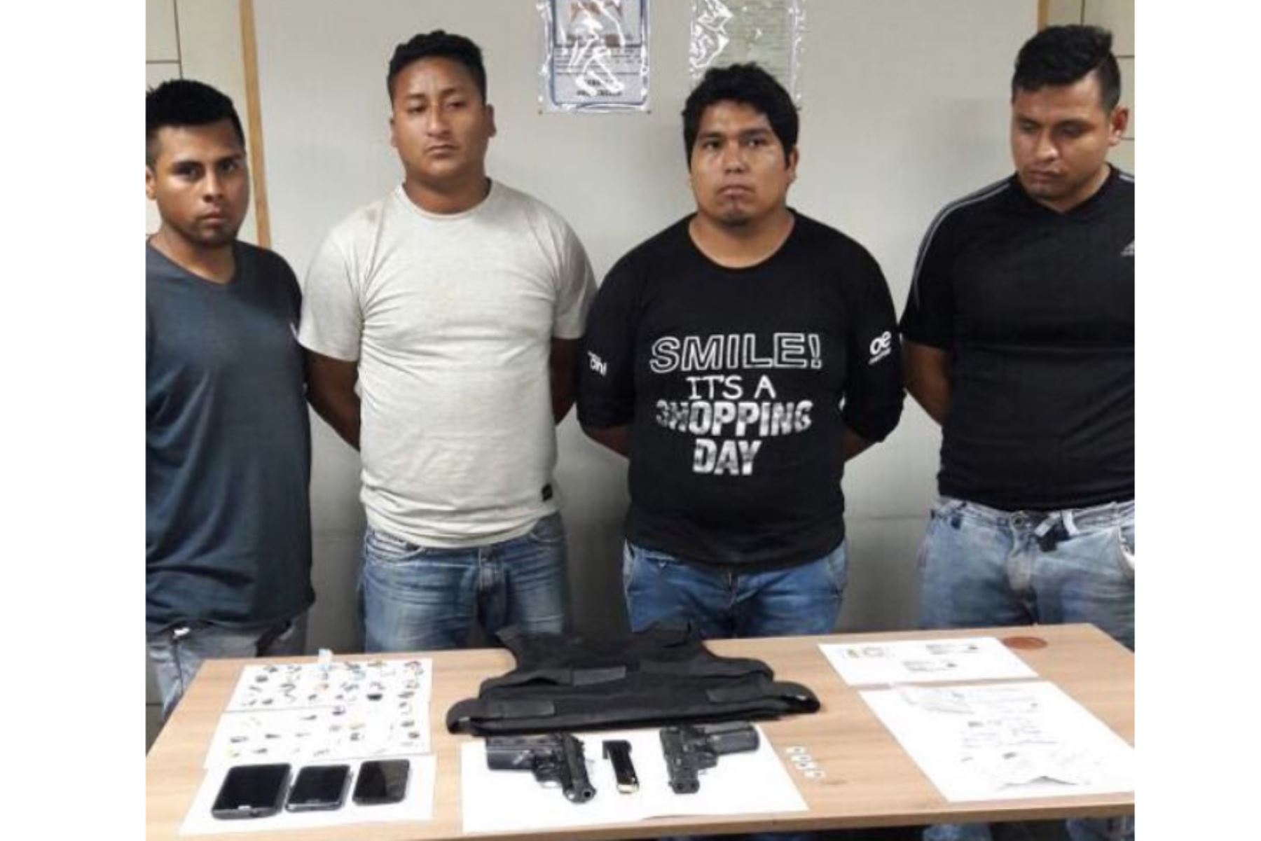 Los Rompesatel de la Huaca fueron capturados ayer en San Juan de Lurigancho. Foto: ANDINA/Difusión