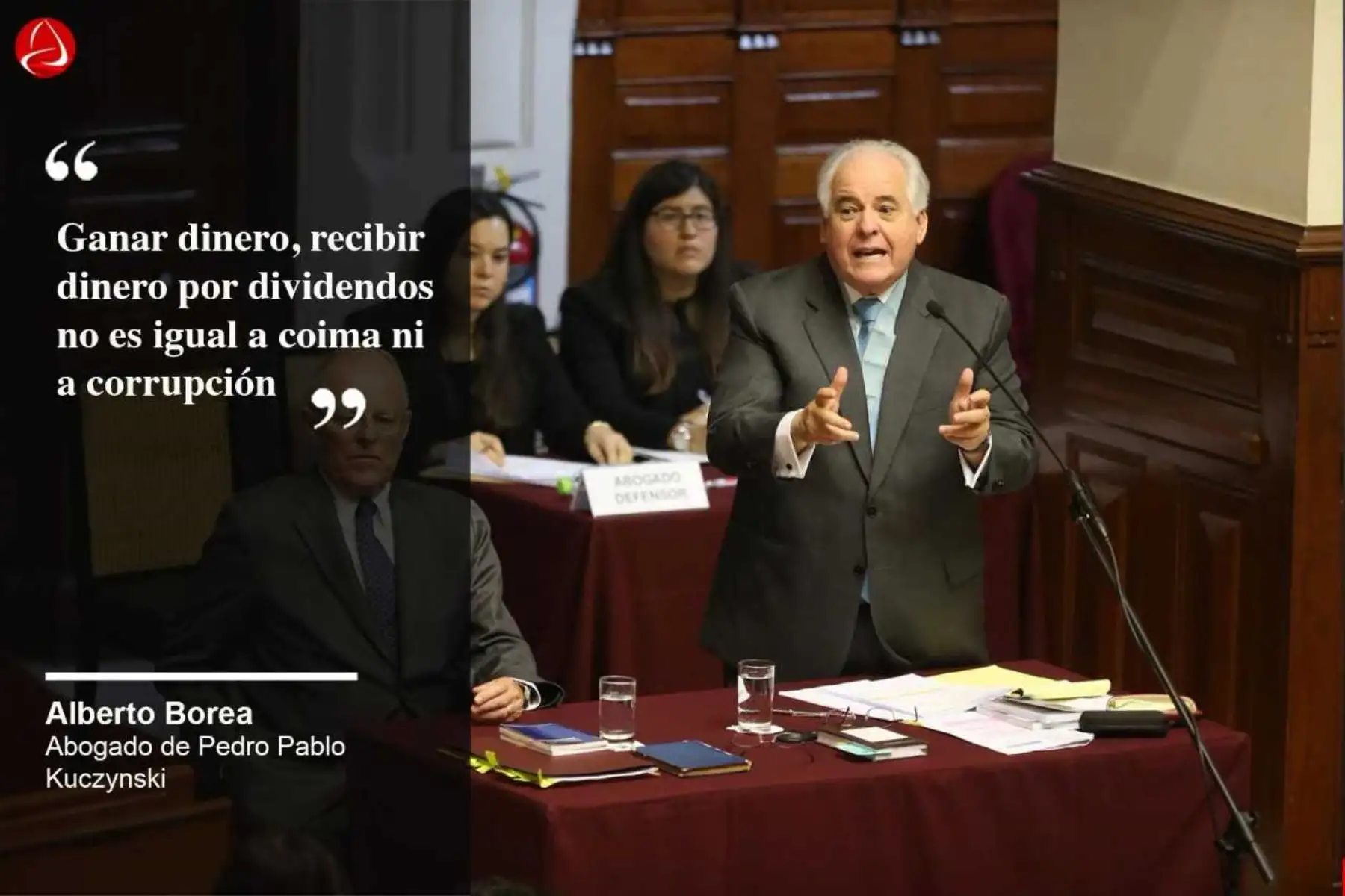 Las frases más saltantes de Alberto Borea, abogado defensor del presidente Kuczynski.