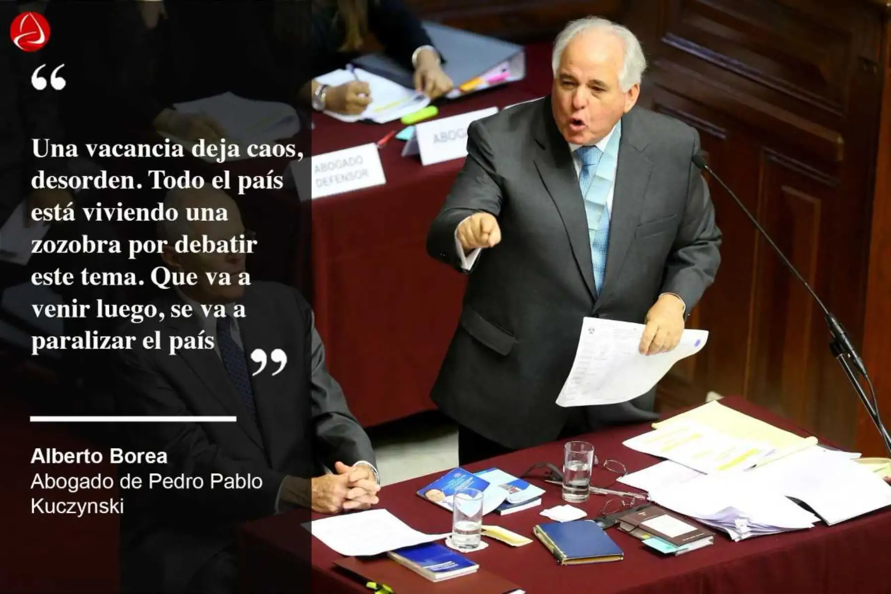 Las frases más saltantes de Alberto Borea, abogado defensor del presidente Kuczynski.