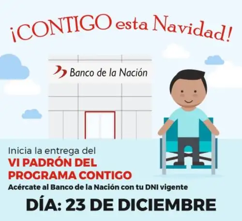 El Programa Nacional de Entrega de la Pensión no Contributiva a Personas con Discapacidad Severa en Situación de Pobreza-Contigo, inició hoy su sexto operativo de pago del año, en beneficio de 14,625 personas afiliadas, a quienes se entrega 300 soles cada dos meses.