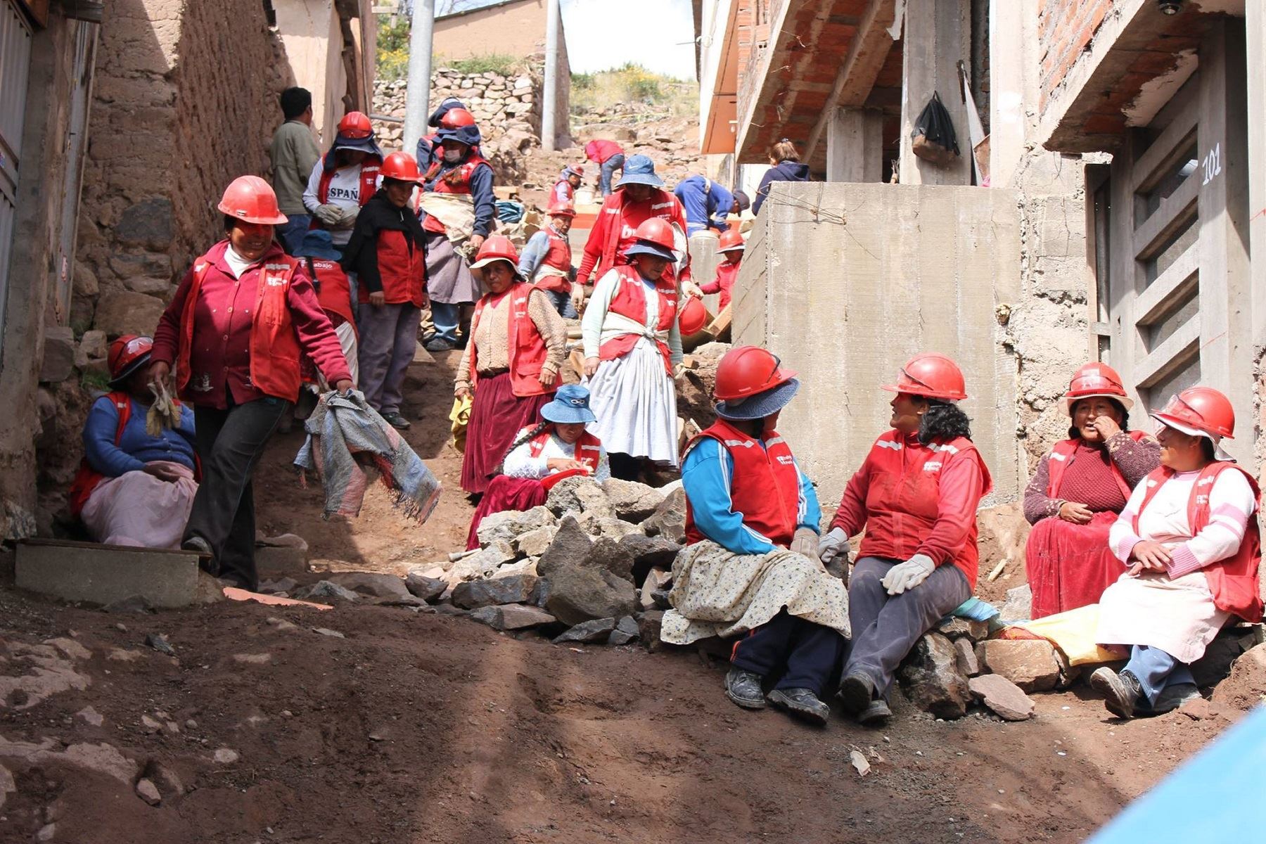 Trabaja Perú generó más de 2,000 empleos para personas pobres de Cusco. ANDINA/Percy Hurtado Santillán