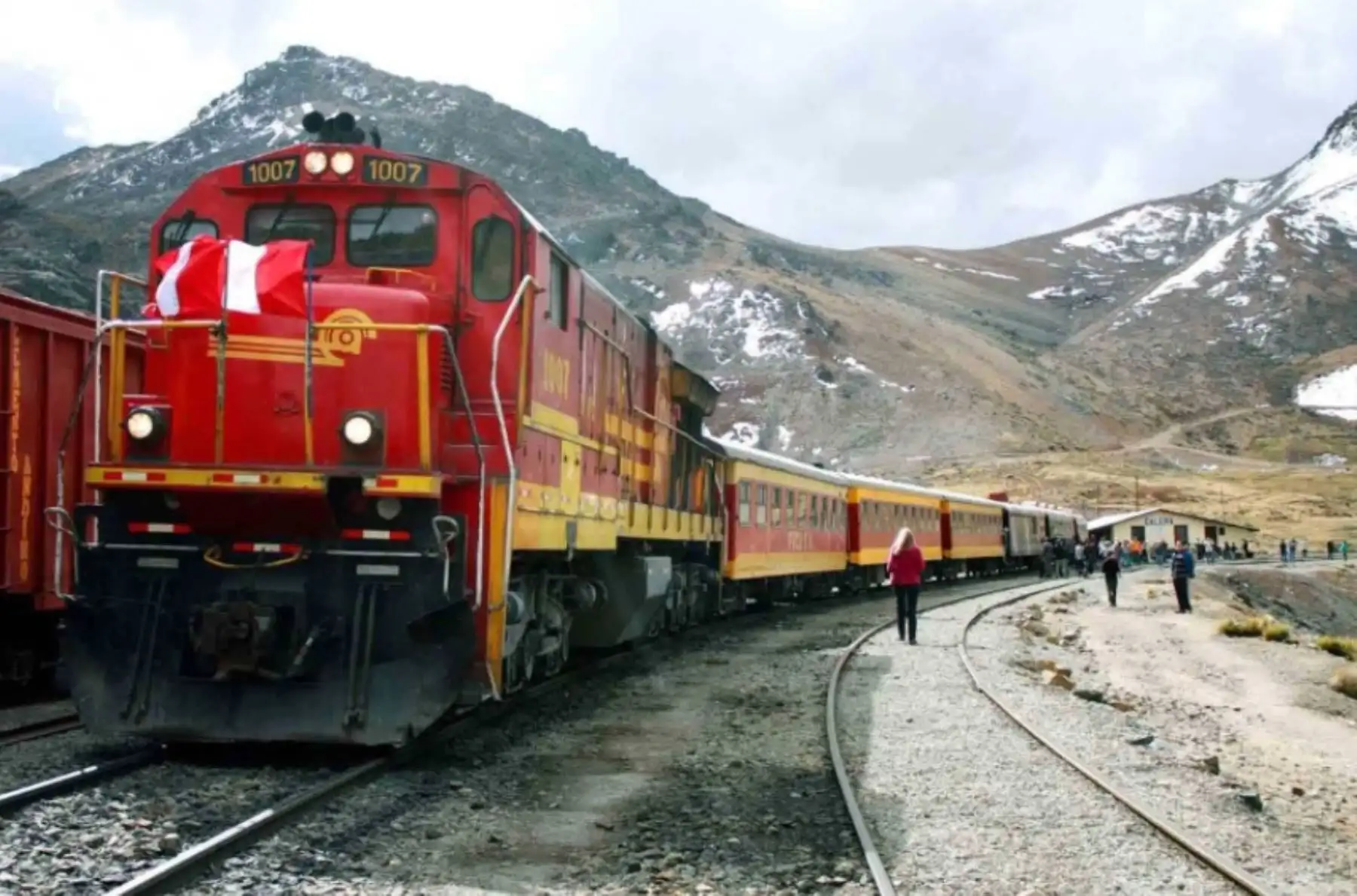 Ferrocarril del Centro. ANDINA/Difusión
