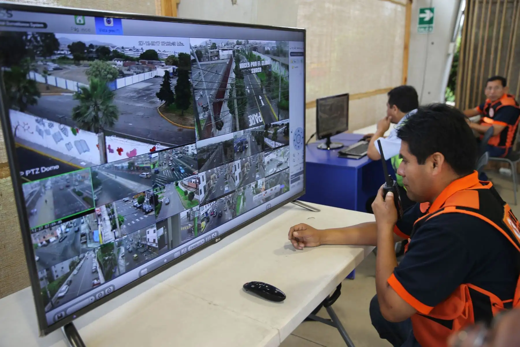 Puesto de Comando seguirá todas las actividades y estará atento a posibles emergencias. Foto: ANDINA/Norman Córdova
