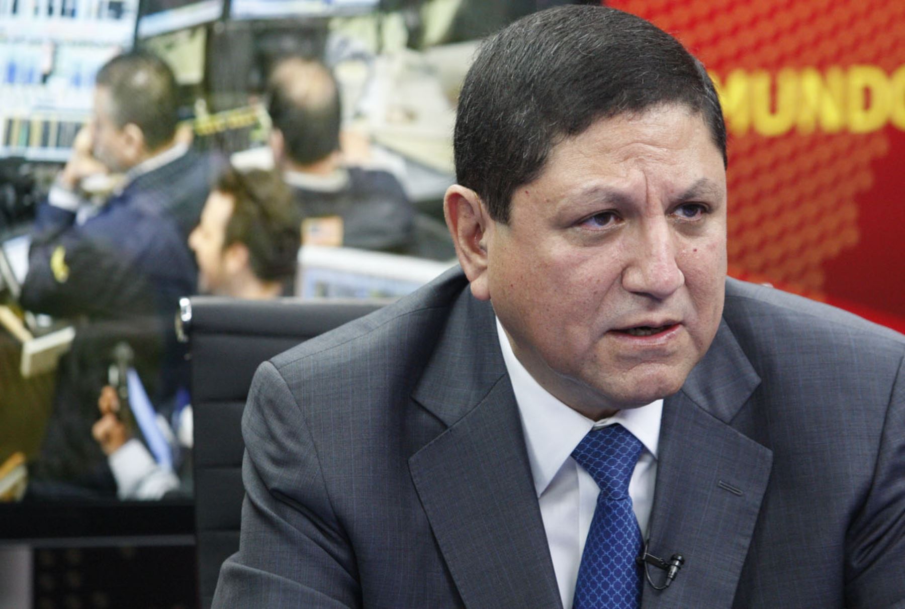 Presidente de la Bolsa de Valores de Lima, Marco Antonio Zaldívar. ANDINA/Eddy Ramos