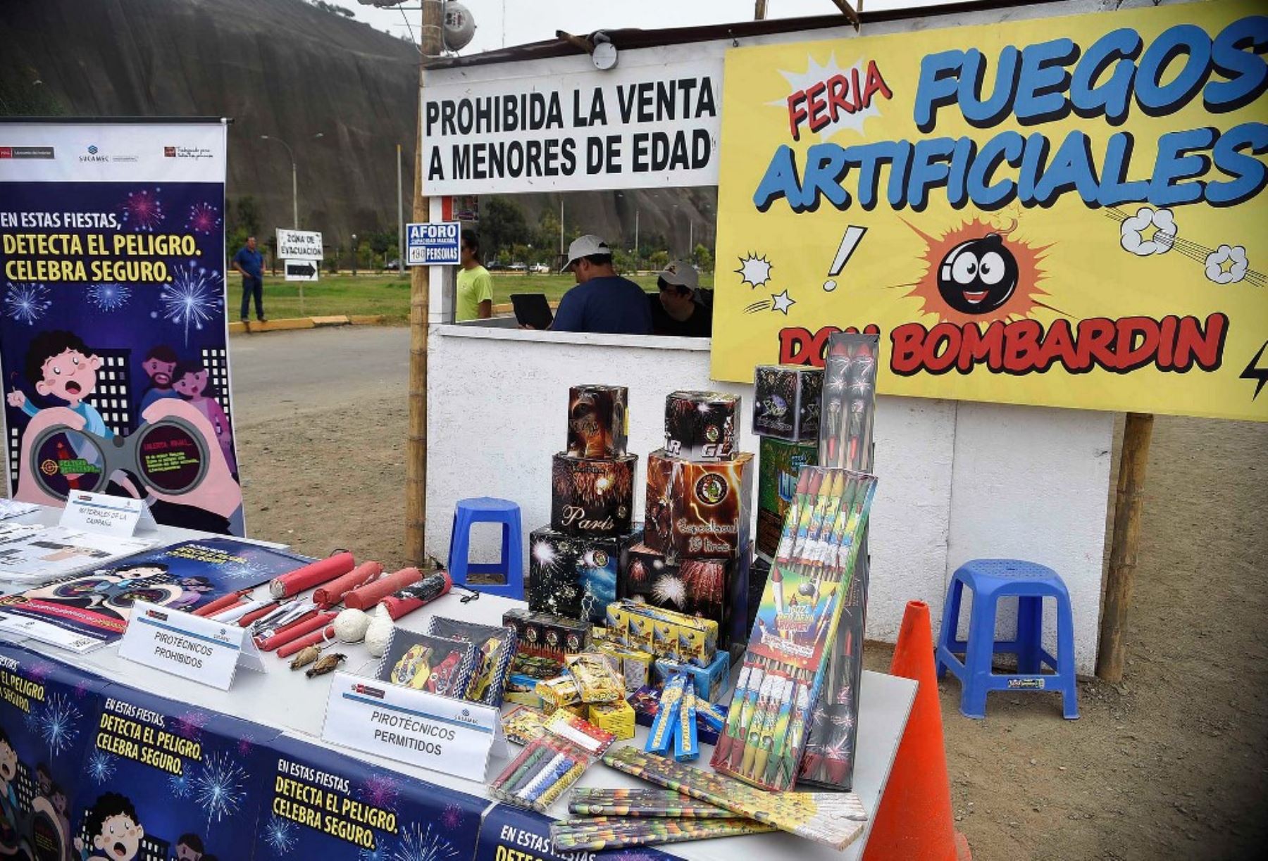 Año Nuevo: son 44 las ferias autorizadas para venta de pirotécnicos. Foto: ANDINA/Difusión.